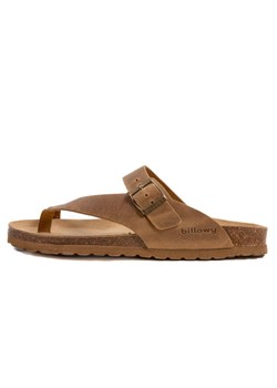 billowy Skórzane japonki w kolorze brązowym ze sklepu Limango Polska w kategorii Klapki męskie - zdjęcie 189332502