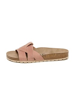 billowy Skórzane klapki w kolorze jasnoróżowym ze sklepu Limango Polska w kategorii Klapki damskie - zdjęcie 189333634