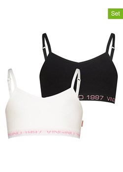 Vingino Biustonosze (2 szt.) w kolorze biało-czarnym ze sklepu Limango Polska w kategorii Staniki dla dziewczynki - zdjęcie 189335034