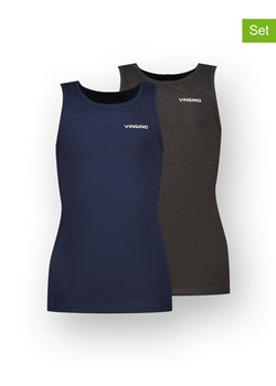 Vingino Podkoszulki (2 szt.) w kolorze granatowym i antracytowym ze sklepu Limango Polska w kategorii Podkoszulki dziecięce - zdjęcie 189336161