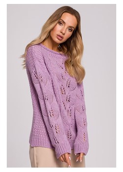made of emotion Sweter w kolorze fioletowym ze sklepu Limango Polska w kategorii Swetry damskie - zdjęcie 189337570