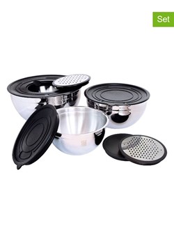 InnovaGoods 8-częściowy zestaw w kolorze srebrno-czarnym ze sklepu Limango Polska w kategorii Akcesoria kuchenne - zdjęcie 189338662