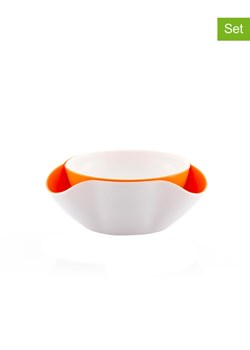 InnovaGoods Miski (2 szt.) w kolorze biało-pomarańczowym ze sklepu Limango Polska w kategorii Naczynia - zdjęcie 189339163