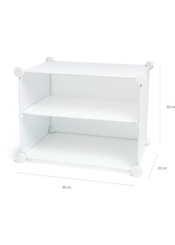 InnovaGoods Szafka w kolorze białym na buty - 84 x 160 x 32 cm ze sklepu Limango Polska w kategorii Szafy - zdjęcie 189339231