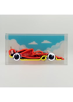 LOCOMOCEAN Lampa neonowa "Formula" w kolorze czerwono-biało-żółtym - 38 x 19 x 10,5 cm ze sklepu Limango Polska w kategorii Oświetlenie - zdjęcie 189339394