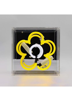 LOCOMOCEAN Lampa neonowa "Daisy" w kolorze żółto-białym - 16 x 16 x 9 cm ze sklepu Limango Polska w kategorii Oświetlenie - zdjęcie 189339464