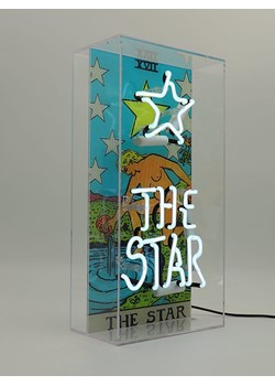LOCOMOCEAN Lampa neonowa "The Star Tarot" w kolorze białym - 19 x 38 x 10,5 cm ze sklepu Limango Polska w kategorii Oświetlenie - zdjęcie 189339513