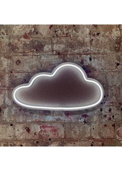 LOCOMOCEAN Tablica korkowa LED "Cloud" w kolorze biało-jasnobrązowym - 44,7 x 45,3 cm ze sklepu Limango Polska w kategorii Oświetlenie - zdjęcie 189339561