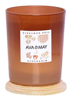 AVA &amp; MAY Świeca zapachowa "Cinnamon Roll" - 180 g ze sklepu Limango Polska w kategorii Świece i dyfuzory - zdjęcie 189339742