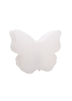 8 seasons Lampa dekoracyjna LED "Shining Butterfly" w kolorze białym - 55 x 40 cm ze sklepu Limango Polska w kategorii Oświetlenie - zdjęcie 189339792