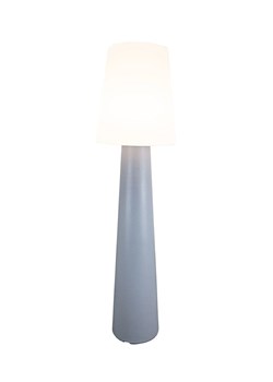 8 seasons Lampa dekoracyjna LED "No. 1" w kolorze szarym - wys. 160 x Ø 14,5 cm ze sklepu Limango Polska w kategorii Oświetlenie - zdjęcie 189339922