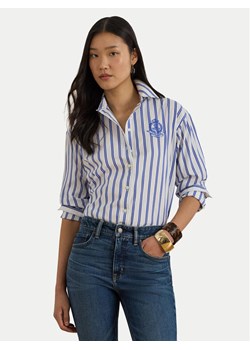 LAUREN RALPH LAUREN Koszula 200P08746001 Niebieski Relaxed Fit ze sklepu MODIVO w kategorii Koszule damskie - zdjęcie 189340053