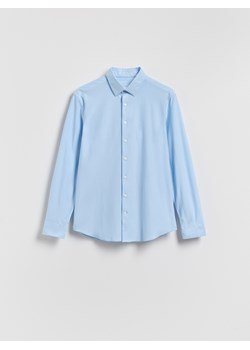Reserved - Koszula slim fit z bawełną - jasnoniebieski ze sklepu Reserved w kategorii Koszule męskie - zdjęcie 189340311