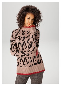 Aniston Sweter w kolorze jasnobrązowo-czarnym ze sklepu Limango Polska w kategorii Swetry damskie - zdjęcie 189340461