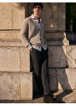 Reserved - Spodnie chino slim fit - czarny ze sklepu Reserved w kategorii Spodnie męskie - zdjęcie 189340831