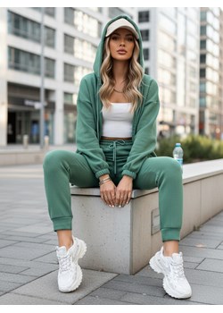Komplet dresowy damski AMILIA PREMIUM miętowy Dstreet AY0774 ze sklepu DSTREET.PL w kategorii Dresy damskie - zdjęcie 189340843