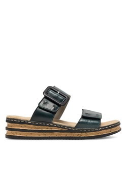 Klapki Rieker 62954-12 Granatowy ze sklepu eobuwie.pl w kategorii Klapki damskie - zdjęcie 189340990