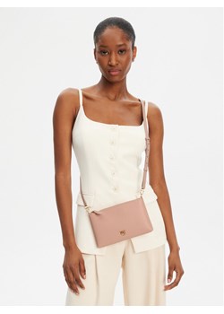 Torebka PINKO Flat Horizontal Mini PE 25 PCPL 104277 A0F1 Różowy ze sklepu eobuwie.pl w kategorii Listonoszki - zdjęcie 189341011