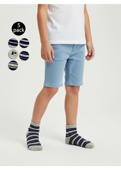 Sinsay - Prążkowane skarpetki 5 pack - wielobarwny ze sklepu Sinsay w kategorii Skarpetki dziecięce - zdjęcie 189342601