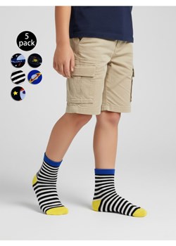Sinsay - Prążkowane skarpetki 5 pack - wielobarwny ze sklepu Sinsay w kategorii Skarpetki dziecięce - zdjęcie 189342602
