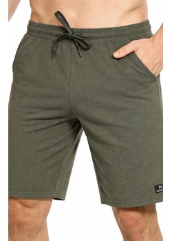 Bawełniane spodenki męskie khaki TS001, Kolor khaki, Rozmiar M, Noviti ze sklepu Primodo w kategorii Piżamy męskie - zdjęcie 189342962