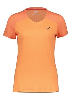 asics Koszulka sportowa w kolorze pomarańczowym ze sklepu Limango Polska w kategorii Bluzki damskie - zdjęcie 189343312