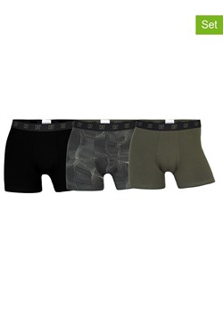 CR7 Bokserki (3 pary) w kolorze czarno-oliwkowym ze sklepu Limango Polska w kategorii Majtki męskie - zdjęcie 189343553