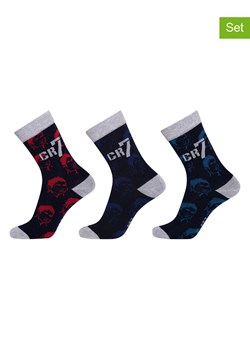 CR7 Skarpety (3 pary) w kolorze granatowym ze sklepu Limango Polska w kategorii Skarpetki dziecięce - zdjęcie 189343702