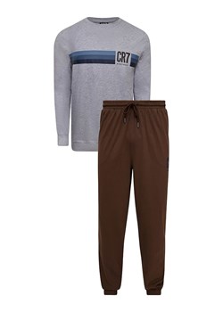 CR7 Piżama w kolorze szaro-brązowym ze sklepu Limango Polska w kategorii Piżamy męskie - zdjęcie 189343744