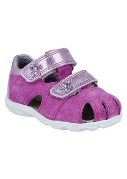 Richter Shoes Skórzane półsandały "Juno" w kolorze różowym ze sklepu Limango Polska w kategorii Sandały dziecięce - zdjęcie 189344031