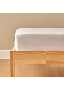 BELLA MAISON Satynowe prześcieradło w kolorze beżowym - 200 x 160 cm ze sklepu Limango Polska w kategorii Prześcieradła - zdjęcie 189345130