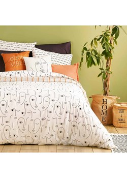 BELLA MAISON Komplet pościeli renforcé "Face" w kolorze białym ze sklepu Limango Polska w kategorii Pościele - zdjęcie 189345174