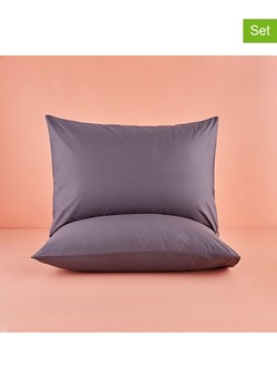 BELLA MAISON Poszewki (2 szt.) "Basic" w kolorze fioletowym na poduszkę ze sklepu Limango Polska w kategorii Poduszki dekoracyjne - zdjęcie 189345301