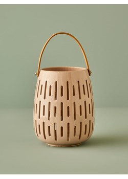 BELLA MAISON Lampion "Shine" w kolorze beżowym - wys. 20 x Ø 15 cm ze sklepu Limango Polska w kategorii Świeczniki - zdjęcie 189345471