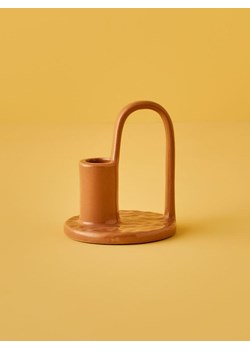 BELLA MAISON Świecznik "Costa" w kolorze pomarańczowym - wys. 10 x Ø 10 cm ze sklepu Limango Polska w kategorii Świeczniki - zdjęcie 189345492