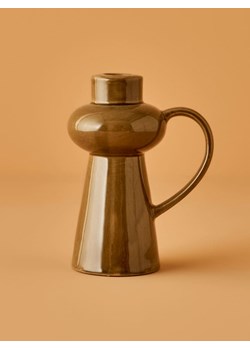 BELLA MAISON Świecznik "Viento" w kolorze khaki - wys. 17 x Ø 12 cm ze sklepu Limango Polska w kategorii Świeczniki - zdjęcie 189345503