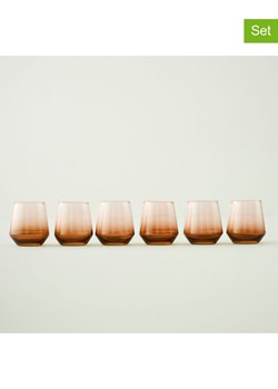 BELLA MAISON Szklanki (6 szt.) "Colored" w kolorze jasnobrązowym - 115 ml ze sklepu Limango Polska w kategorii Naczynia - zdjęcie 189345652