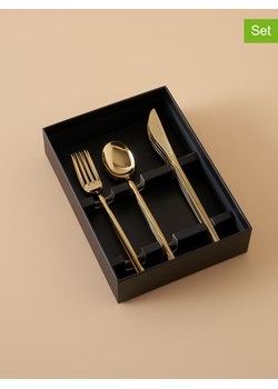 BELLA MAISON 18-częściowy zestaw sztućców deserowych "Siena" w kolorze złotym ze sklepu Limango Polska w kategorii Sztućce - zdjęcie 189345682