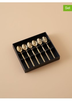 BELLA MAISON Łyżeczki (6 szt.) "Siena" w kolorze złotym do kawy ze sklepu Limango Polska w kategorii Sztućce - zdjęcie 189345691