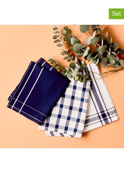 BELLA MAISON Ściereczki (3 szt.) w kolorze biało-granatowym do naczyń - 65 x 45 cm ze sklepu Limango Polska w kategorii Ścierki kuchenne - zdjęcie 189345844