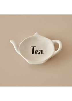 BELLA MAISON Talerzyk "Tea" w kolorze białym na torebki herbaty - 12 x 9 cm ze sklepu Limango Polska w kategorii Dzbanki i zaparzacze - zdjęcie 189345880