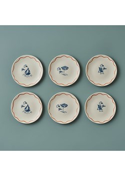 BELLA MAISON Talerze obiadowe (6 szt.) w kolorze kremowym - Ø 19 cm ze sklepu Limango Polska w kategorii Naczynia - zdjęcie 189345911