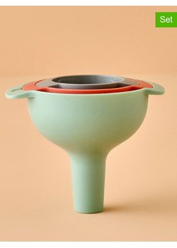 BELLA MAISON Lejki (3 szt.) w kolorze pomarańczowo-szaro-zielonym ze sklepu Limango Polska w kategorii Akcesoria kuchenne - zdjęcie 189346132