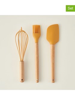 BELLA MAISON 3-częściowy zestaw "Olivia" w kolorze jasnobrązowo-żółtym ze sklepu Limango Polska w kategorii Akcesoria kuchenne - zdjęcie 189346141