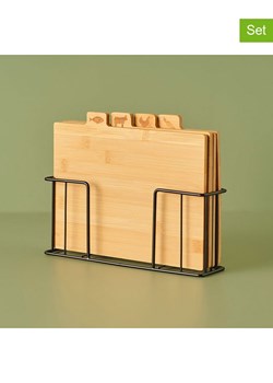 BELLA MAISON Deski (5 szt.) w kolorze jasnobrązowym do krojenia - 28 x 24 cm ze sklepu Limango Polska w kategorii Deski - zdjęcie 189346150