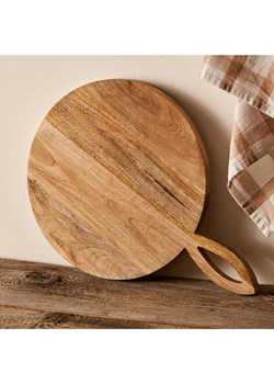 BELLA MAISON Deska "Sierra" w kolorze jasnobrązowym do krojenia - Ø 40 cm ze sklepu Limango Polska w kategorii Deski - zdjęcie 189346163