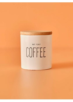 BELLA MAISON Pojemnik "Coffee" w kolorze białym do przechowywania - wys. 9 x Ø 7,5 cm ze sklepu Limango Polska w kategorii Pojemniki kuchenne - zdjęcie 189346240