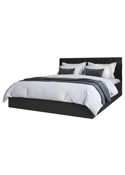 Czarne łóżko z pojemnikiem i materacem 120x200 T3-S99 ze sklepu Edinos.pl w kategorii Łóżka i materace - zdjęcie 189347282