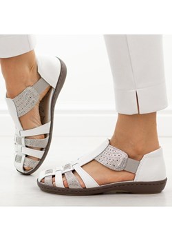 Białe skórzane sandały damskie T.Sokolski 622 ze sklepu suzana.pl w kategorii Sandały damskie - zdjęcie 189347373