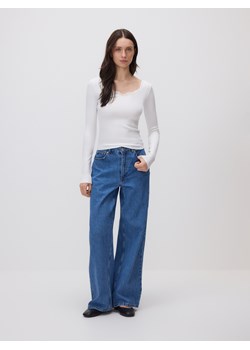 Reserved - Bluzka z koronką - biały ze sklepu Reserved w kategorii Bluzki damskie - zdjęcie 189348412